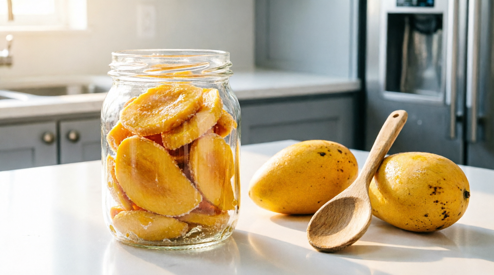 Cara menyimpan manisan mangga agar tetap renyah dan segar