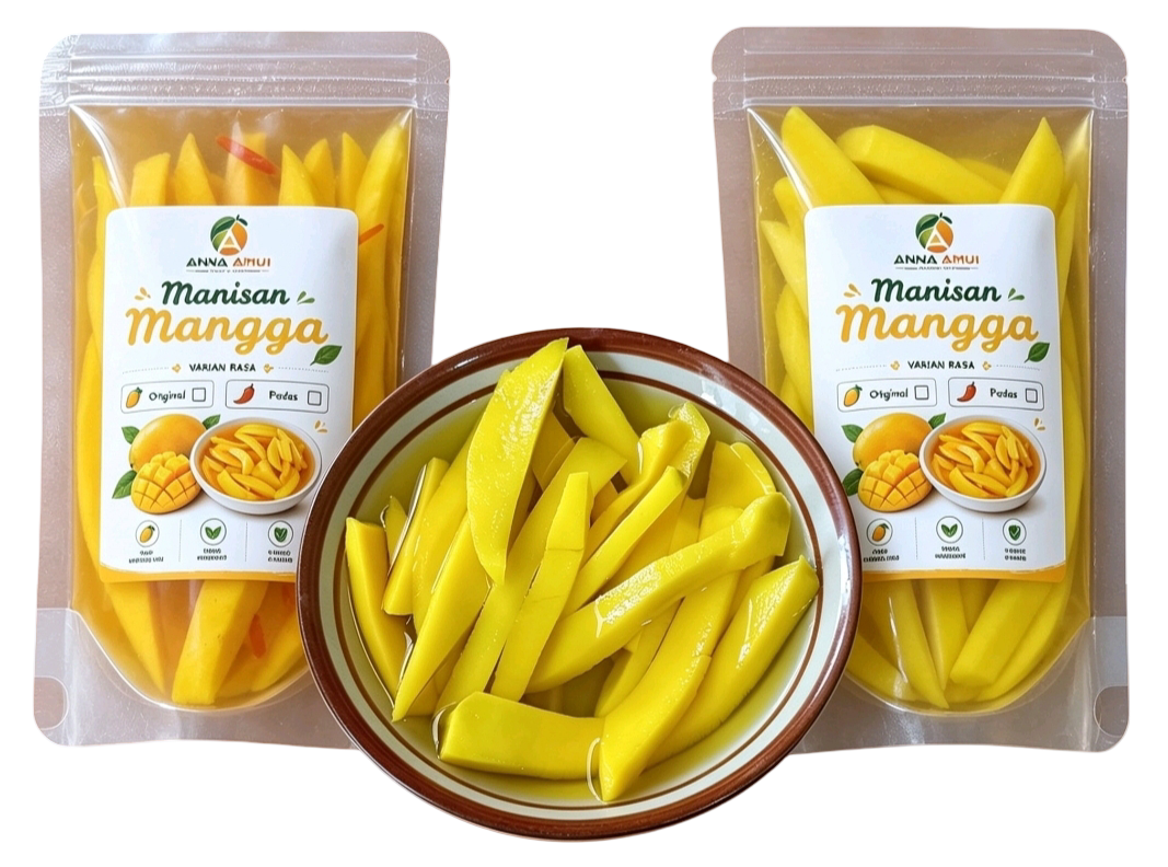 Manisan mangga khas Indramayu Anna Amui